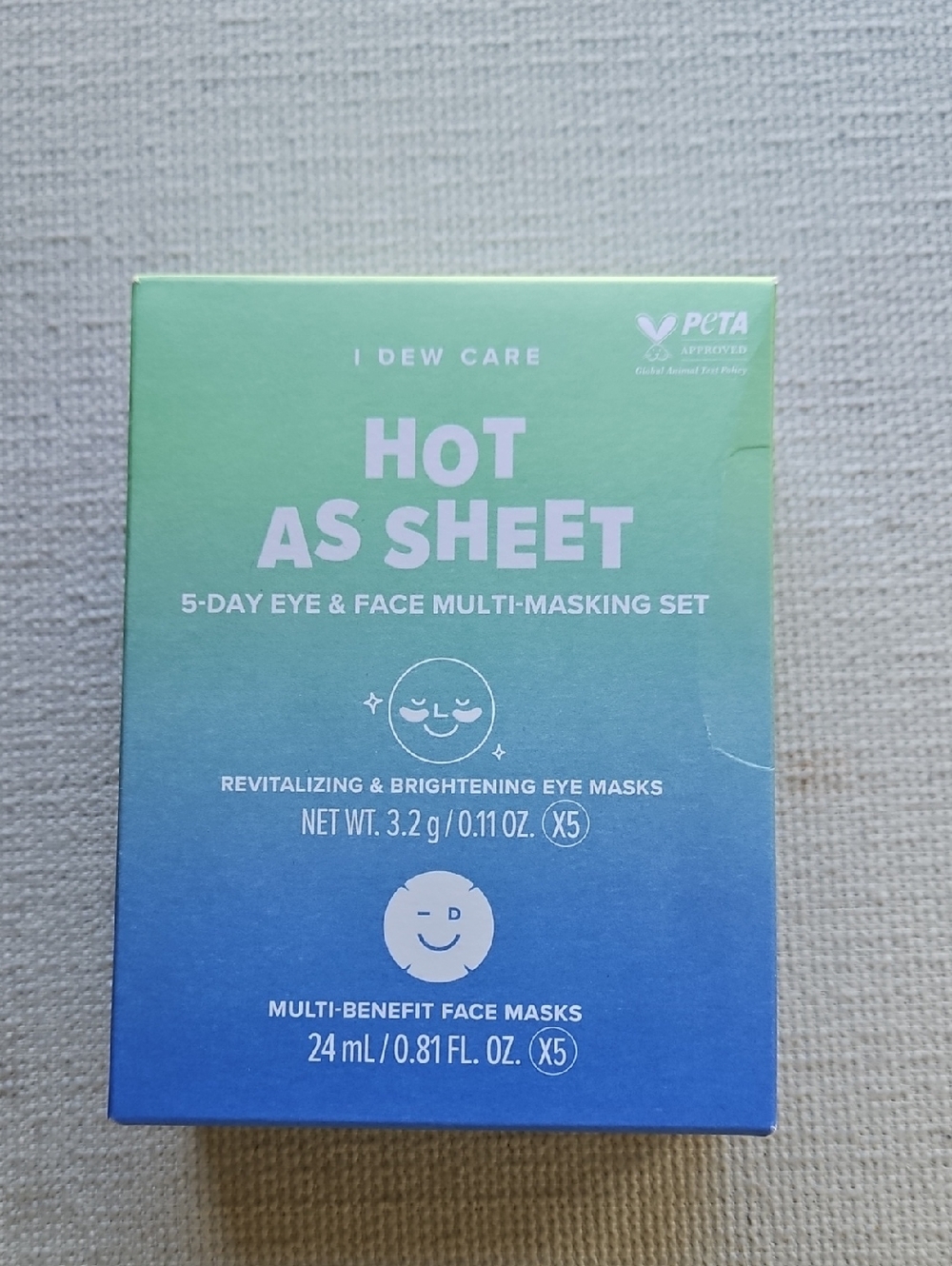 Hot As Sheet 5-Day Eye & Face Multi-Masking Set